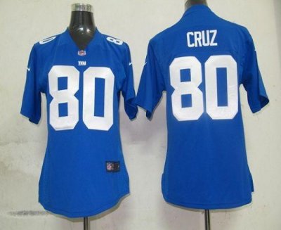 Jerseys Factory Cheap Nike Giants #80 Victor Cruz Royal Blue Tea