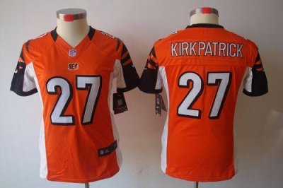 Jerseys Factory Cheap Nike Bengals #27 Dre Kirkpatrick Orange Al