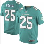 Jerseys Factory Cheap Nike Dolphins #25 Xavien Howard Aqua Green