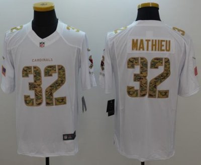 Jerseys Factory Cheap Nike Cardinals #32 Tyrann Mathieu White Me