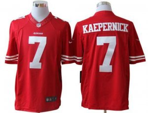 Jerseys Factory Cheap Nike 49ers #7 Colin Kaepernick Red Team Co