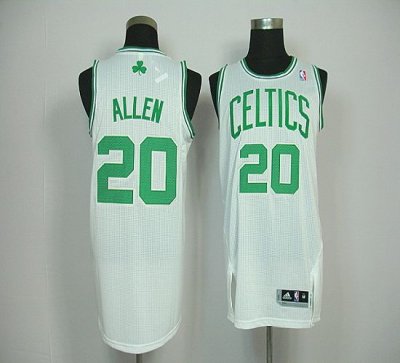 Jerseys Factory Cheap Celtics #20 Ray Allen White Revolution 30