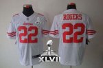 Jerseys Factory Cheap Nike 49ers #22 Carlos Rogers White Super B