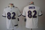 Jerseys Factory Cheap Nike Ravens #82 Torrey Smith White Youth E