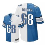 Jerseys Factory Cheap Nike Lions #68 Taylor Decker Blue/White Me