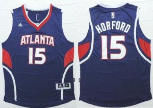 Jerseys Factory Cheap Revolution 30 Hawks #15 Al Horford Blue St