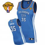 Jerseys Factory Cheap Thunder #35 Kevin Durant Blue Women's Road