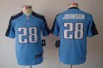 Jerseys Factory Cheap Nike Titans #28 Chris Johnson Light Blue T
