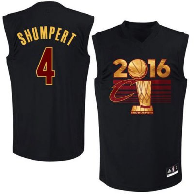 Jerseys Factory Cheap Cavaliers #4 Iman Shumpert Black 2016 NBA