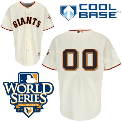 Jerseys Factory Cheap Giants Customized Authentic Cream Cool Bas