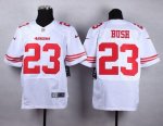 Jerseys Factory Cheap Nike 49ers #23 Reggie Bush White Men's Sti