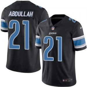 Jerseys Factory Cheap Nike Lions #21 Ameer Abdullah Black Men's