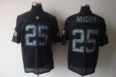 Jerseys Factory Cheap Sideline Black United Eagles #25 LeSean Mc