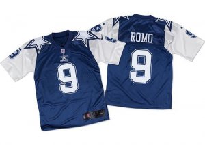 Jerseys Factory Cheap Nike Cowboys #9 Tony Romo Navy Blue/White
