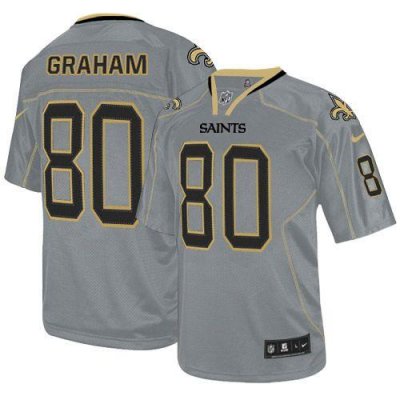 Jerseys Factory Cheap Nike Saints #80 Jimmy Graham Lights Out Gr