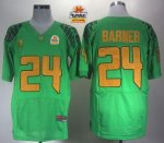 Jerseys Factory Cheap Ducks #24 Kenjon Barner Green Elite PAC-12