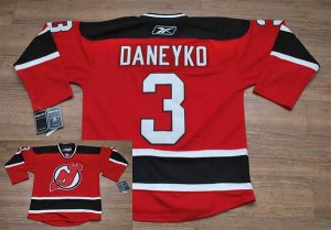 Jerseys Factory Cheap Devils #3 Ken Daneyko Embroidered Red NHL
