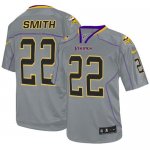 Jerseys Factory Cheap Nike Vikings #22 Harrison Smith Lights Out