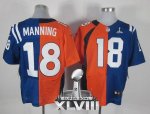 Jerseys Factory Cheap Nike Broncos #18 Peyton Manning Orange/Roy