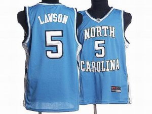 Jerseys Factory Cheap North Carolina #5 Ty Lawson Blue Embroider
