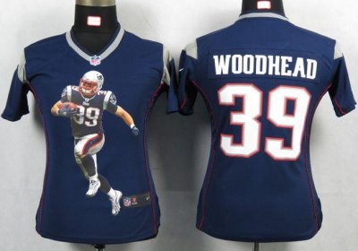 Jerseys Factory Cheap Nike Patriots #39 Danny Woodhead Navy Blue