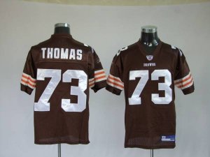 Jerseys Factory Cheap Browns #73 Joe Thomas Brown Stitched NFL J