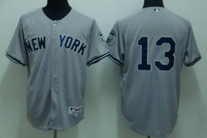 Jerseys Factory Cheap Yankees #13 Alex Rodriguez Embroidered Gre
