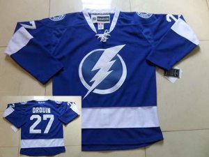 Jerseys Factory Cheap Lightning #27 Jonathan Drouin Blue Home Em