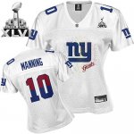 Jerseys Factory Cheap Giants #10 Eli Manning White 2011 Women's
