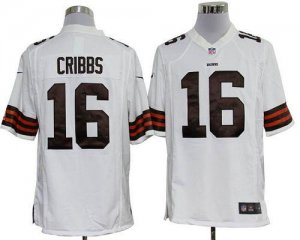Jerseys Factory Cheap Nike Browns #16 Josh Cribbs White Men's Em