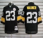 Jerseys Factory Cheap Mitchell And Ness Steelers #23 Mike Wagner