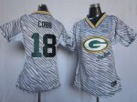 Jerseys Factory Cheap Nike Packers #18 Randall Cobb Zebra Women'