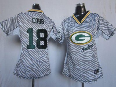 Jerseys Factory Cheap Nike Packers #18 Randall Cobb Zebra Women'