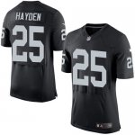 Jerseys Factory Cheap Nike Raiders #25 D.J. Hayden Black Team Co