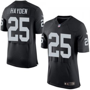 Jerseys Factory Cheap Nike Raiders #25 D.J. Hayden Black Team Co