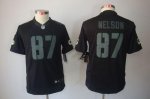 Jerseys Factory Cheap Nike Packers #87 Jordy Nelson Black Impact