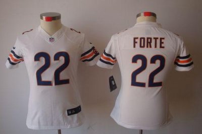 Jerseys Factory Cheap Nike Bears #22 Matt Forte White Women's Em