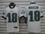 Jerseys Factory Cheap Nike Eagles #18 Jeremy Maclin White Men's