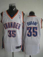 Jerseys Factory Cheap Thunder #35 Kevin Durant Stitched White NB
