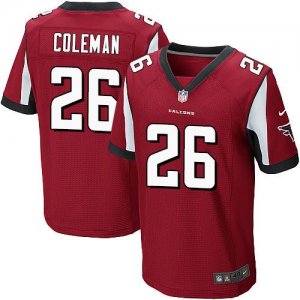 Jerseys Factory Cheap Nike Falcons #26 Tevin Coleman Red Team Co
