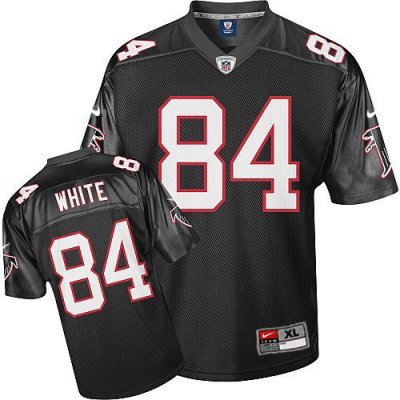 Jerseys Factory Cheap Nike Falcons #84 Roddy White Black Stitche