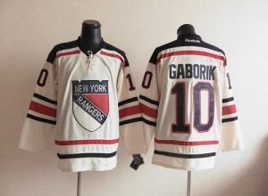 Jerseys Factory Cheap Rangers #10 Marian Gaborik Cream 2012 Wint