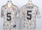 Jerseys Factory Cheap Nike Ravens #5 Joe Flacco Camo USMC Men's