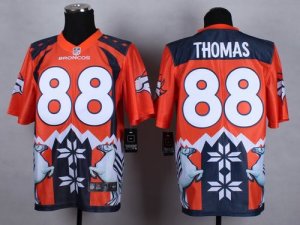 Jerseys Factory Cheap Nike Broncos #88 Demaryius Thomas Orange M