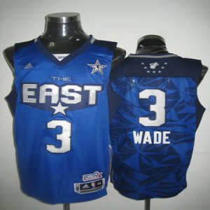 Jerseys Factory Cheap 2011 All Star Heat #3 Dwyane Wade Blue Sti