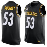 Jerseys Factory Cheap Nike Steelers #53 Maurkice Pouncey Black T