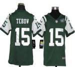 Jerseys Factory Cheap Nike Jets #15 Tim Tebow Green Team Color Y