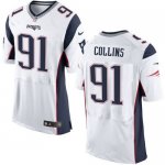 Jerseys Factory Cheap Nike Patriots #91 Jamie Collins White Men'
