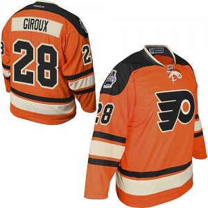 Jerseys Factory Cheap Flyers #28 Claude Giroux Orange Official 2