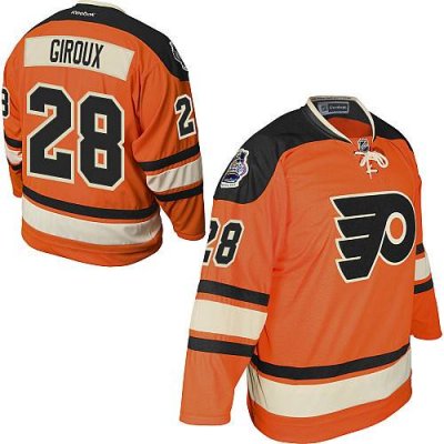 Jerseys Factory Cheap Flyers #28 Claude Giroux Orange Official 2
